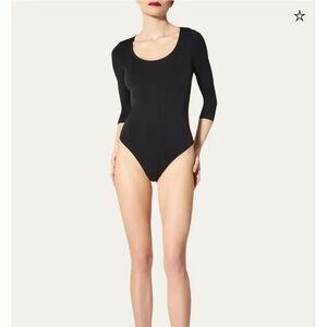 Wolford Tokio 3/4 sleeve string bodysuit